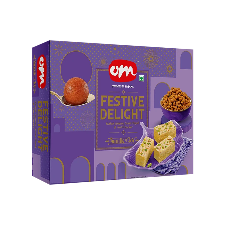 Om Sweets Festive Delight Assorted Sweets Box
