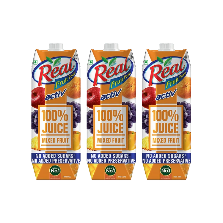 Real Activ Mixed Fruit Juice - Pack of 3