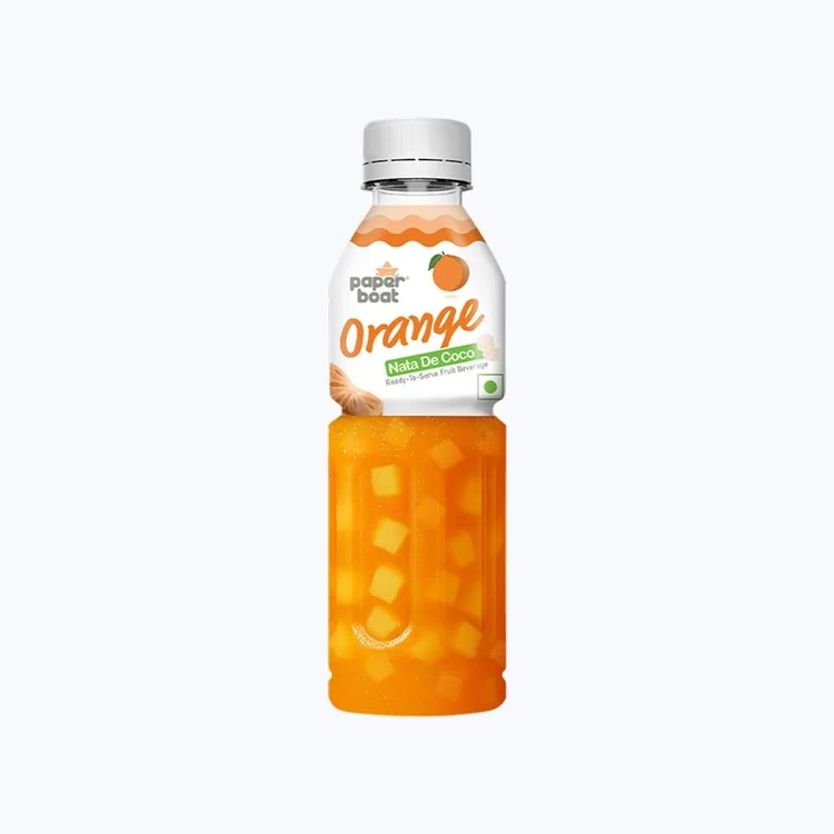 paper boat Nata De Coco Orange Juice
