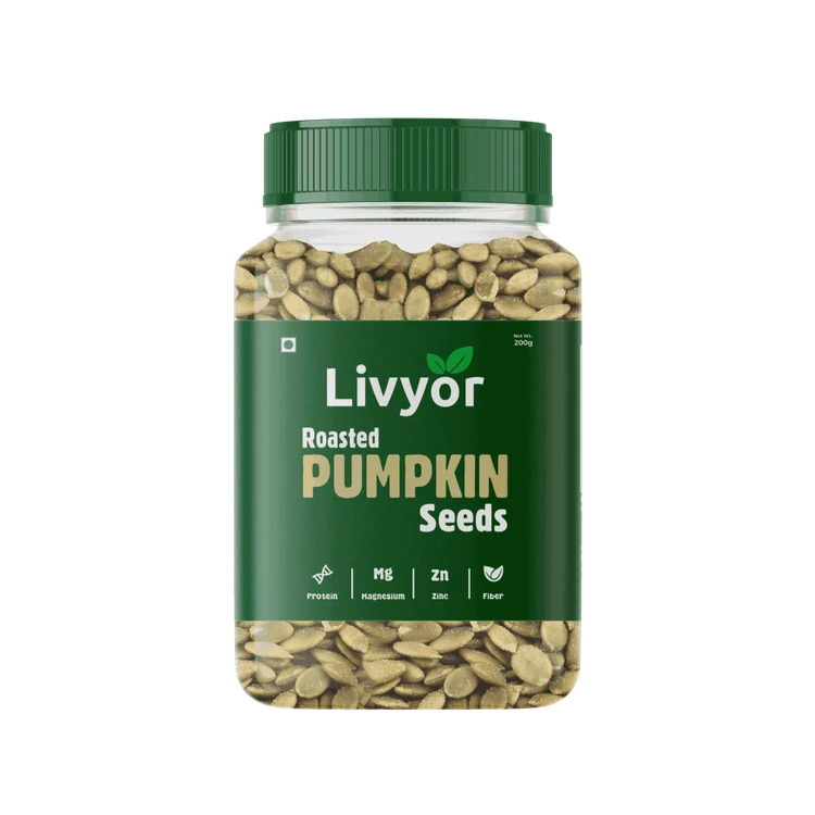 Livyor Roasted Pumpkin Seeds (Kumbalakayi Beeja)