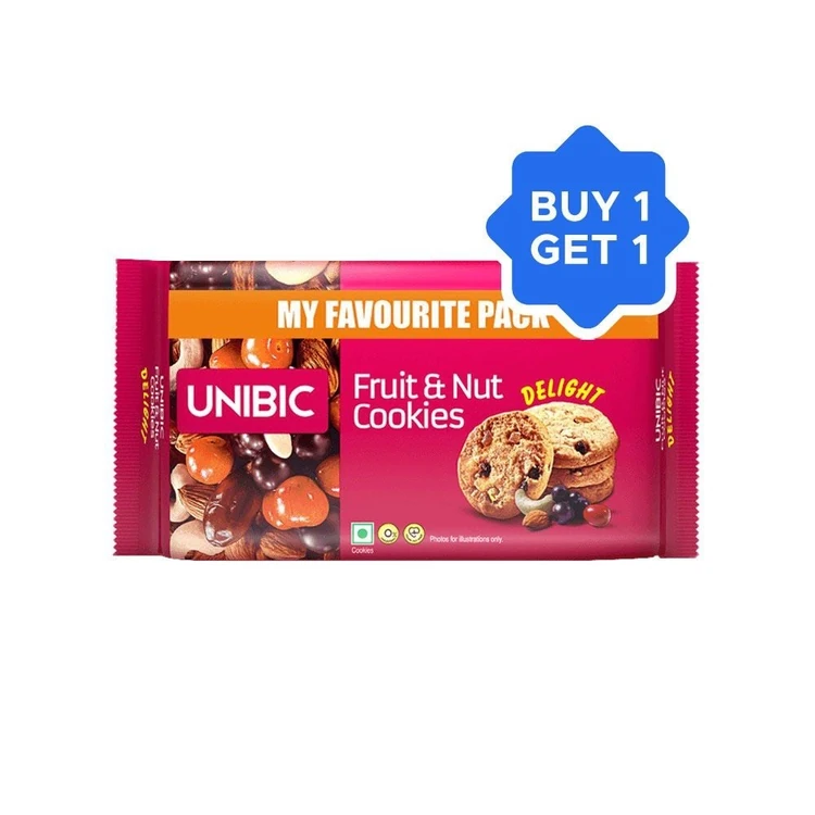 Unibic Delight Fruit & Nut Cookies - Buy 1 Get 1 Free