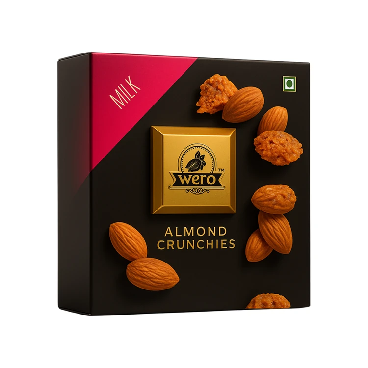 Wero Almond Crunchies Chocolate Pack