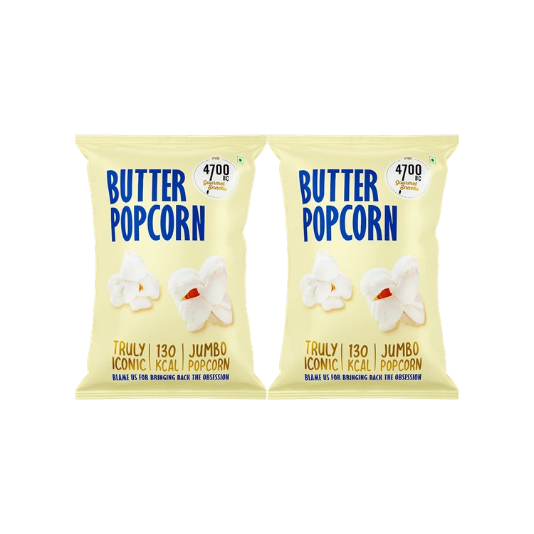 4700BC Jumbo Butter Popcorn - Pack of 2