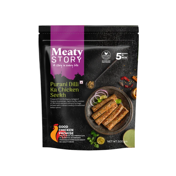 Meaty Story Purani Dilli Ka Chicken Seekh Kebab