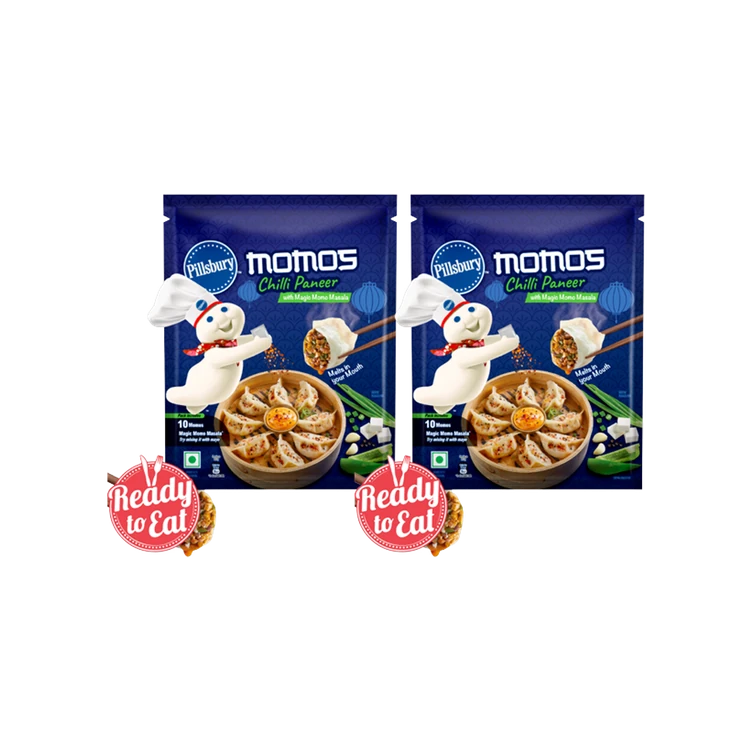 Pillsbury Chilli Paneer Momos - Pack of 2