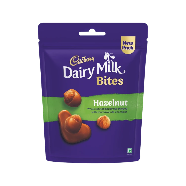 Cadbury Dairy Milk Bites Assorted Chocolate Pack - Hazelnut