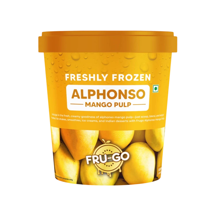 Fru-Go Alphonso Mango Frozen Pulp