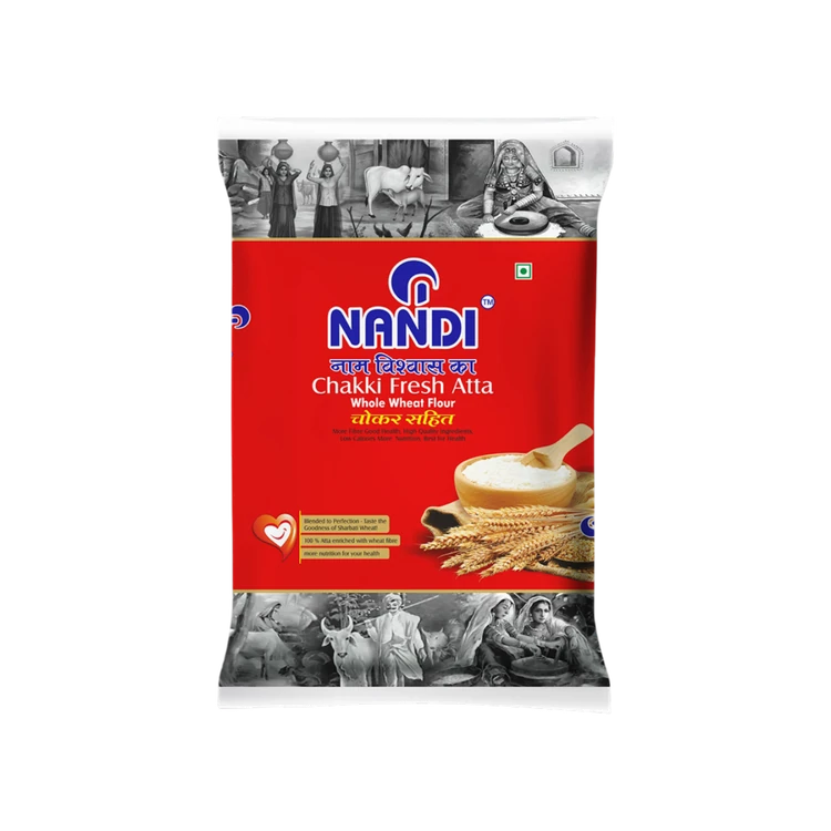 Nandi Chokar Sahit Atta (Sharbati Blend) (Godihittu)