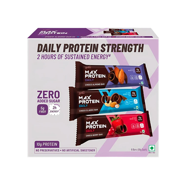 RiteBite Max Protein Daily 10 g Protein Bar Box (Assorted)