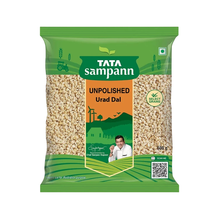 Tata Sampann Unpolished Split Urad Dal (Dhuli) (Uddina Bele)