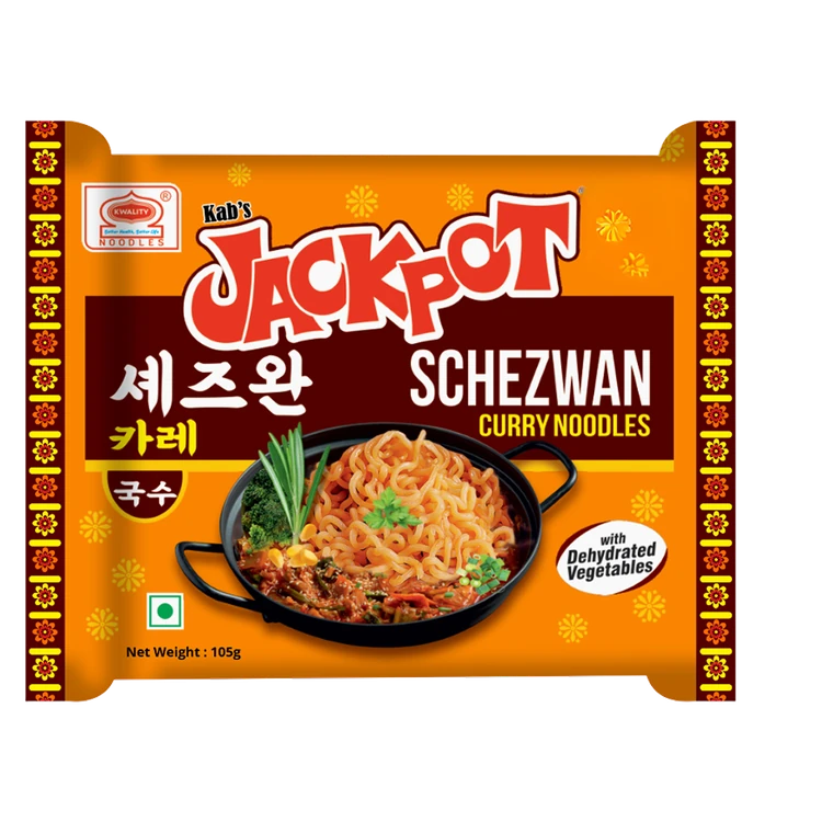 Kab's Jackpot Schezwan Curry Noodles