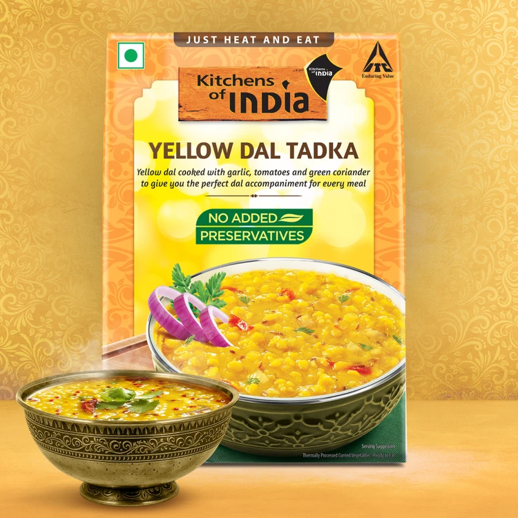 Kitchens of India Yellow Dal Tadka Ready to Eat