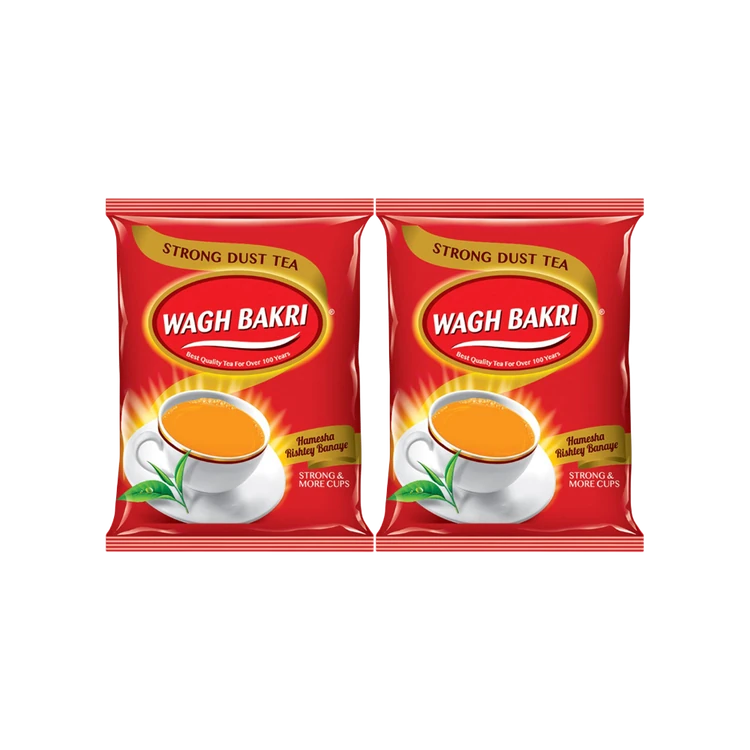 Wagh Bakri Dust Tea - Pack of 2
