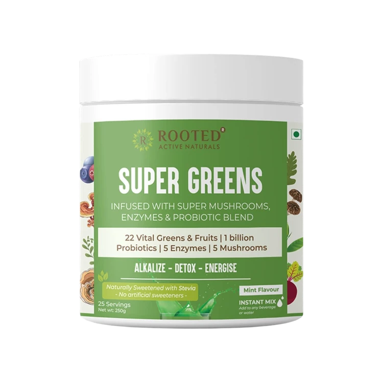 Rooted Active Naturals Super Greens Ultimate Drink Mix