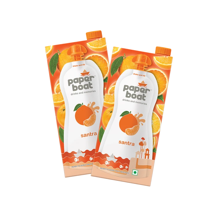 paper boat Santra/ Orange Juice - Pack of 2