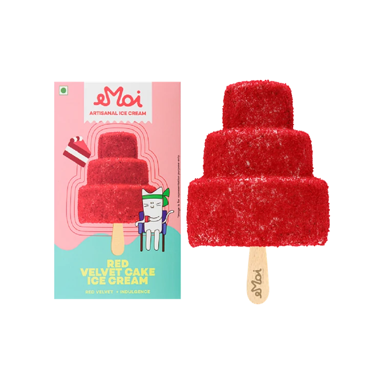 EMOI Red Velvet Cake Ice Cream Stick