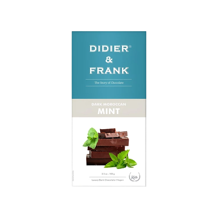 Didier & Frank Moroccan Mint Dark Chocolate Bar