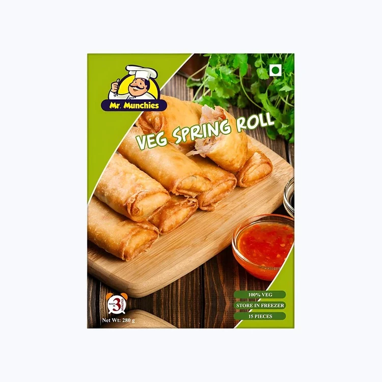 Mr. Munchies Veg Spring Roll (Frozen)