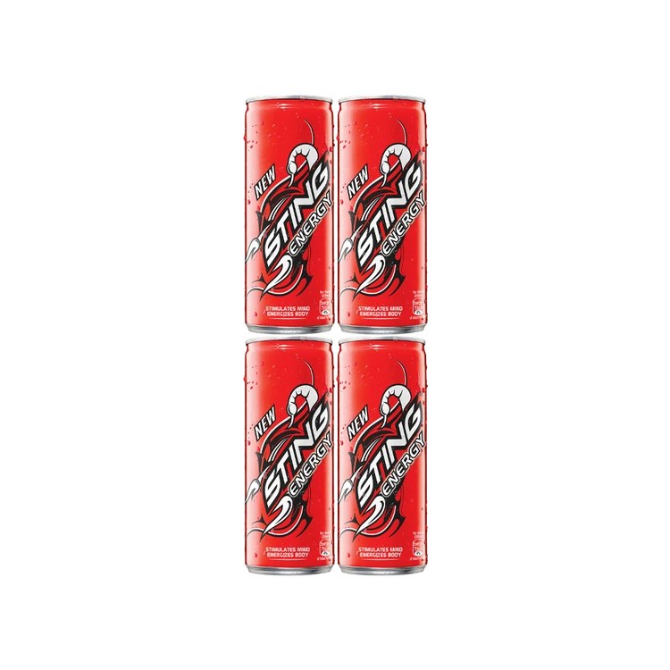 Sting Energy Drink - Pack of 4