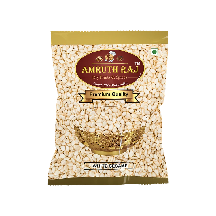 Amruth Raj Dal White Sesame Seeds (Bili Ellu)