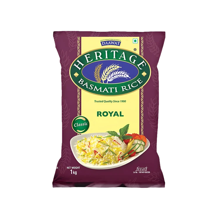 Heritage Royal Basmati Rice (Extra Long Grain) (Basmati Akki)