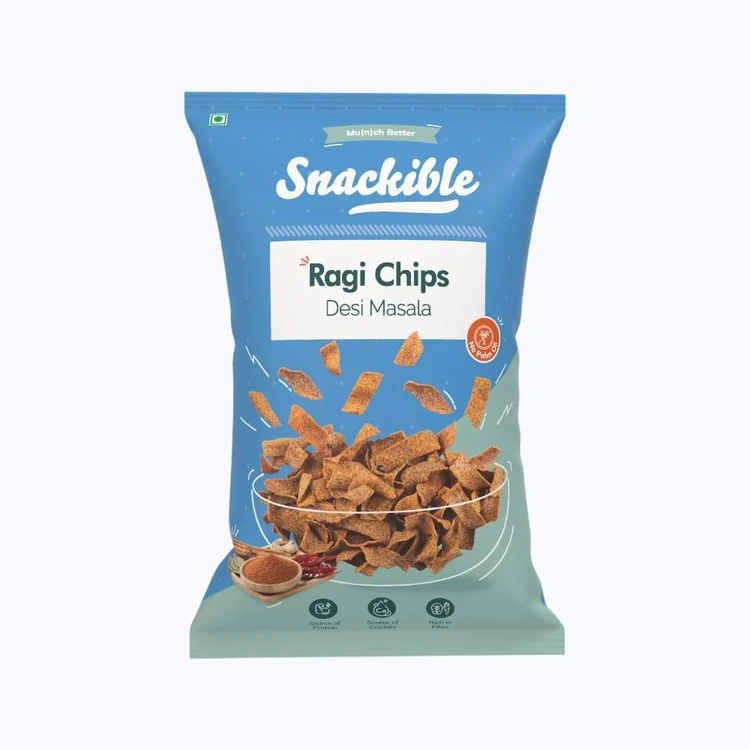 Snackible Desi Masala Ragi Chips