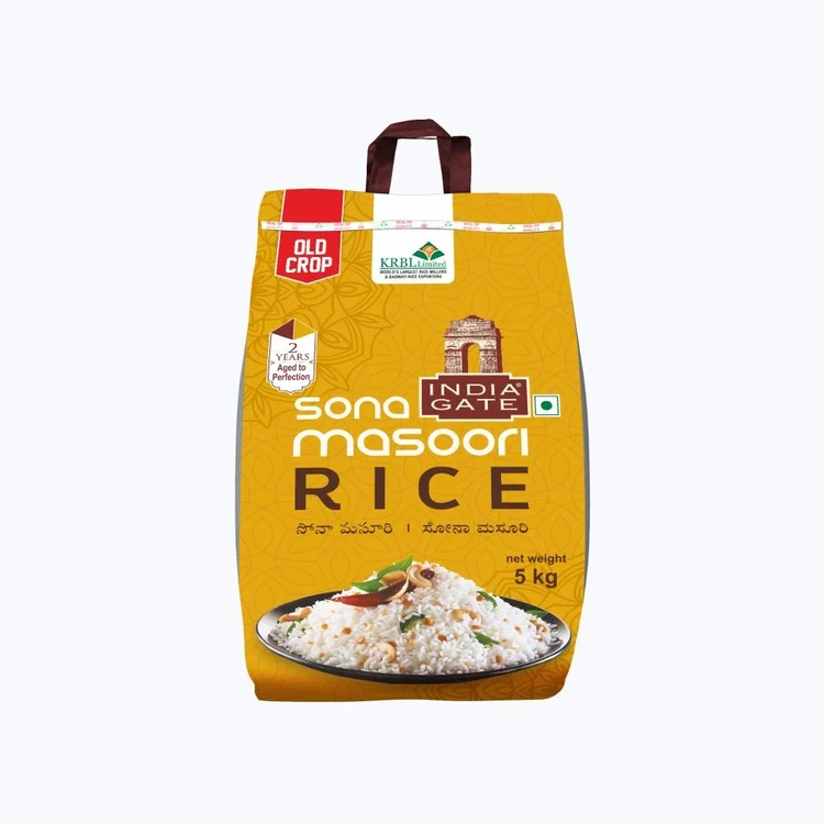 India Gate Raw Sonamasuri Rice (Medium Grain) (Sonamasuri Akki)