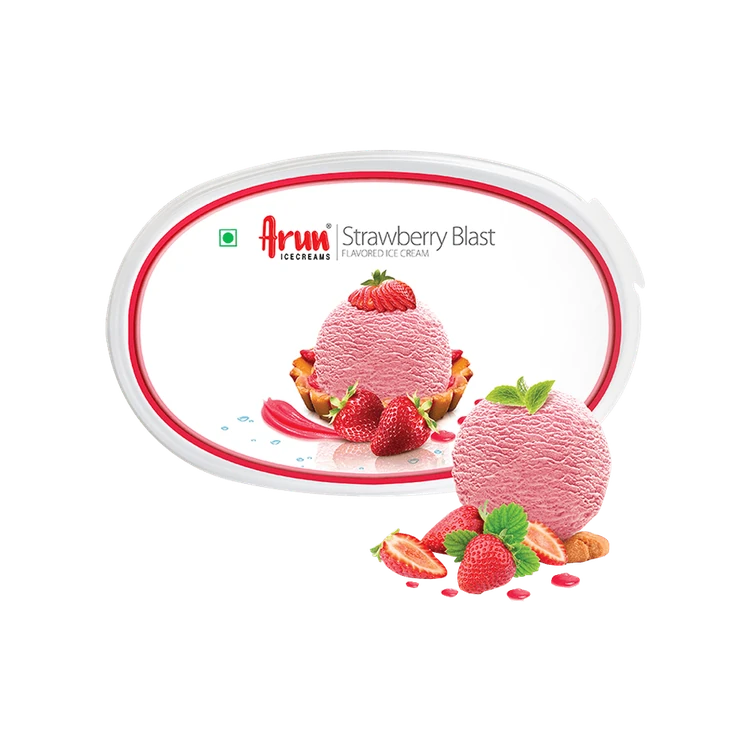 Arun Strawberry Flavoured Ice Cream Tub