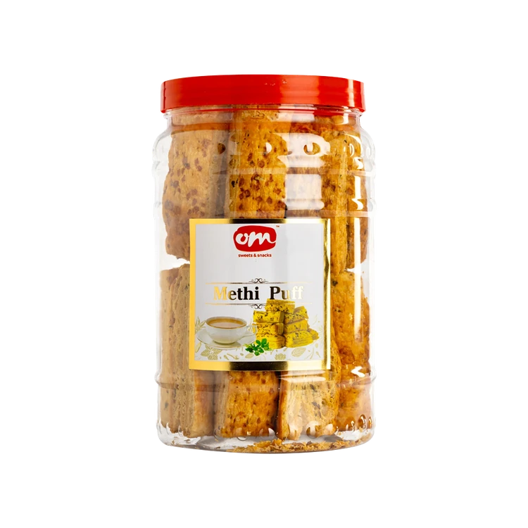 Om Sweets Methi Puff