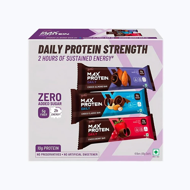 RiteBite Max Protein Daily 10 g Protein Bar Box (Assorted)