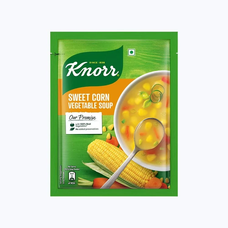 Knorr Classic Sweet Corn Vegetable Soup with No Added Preservatives