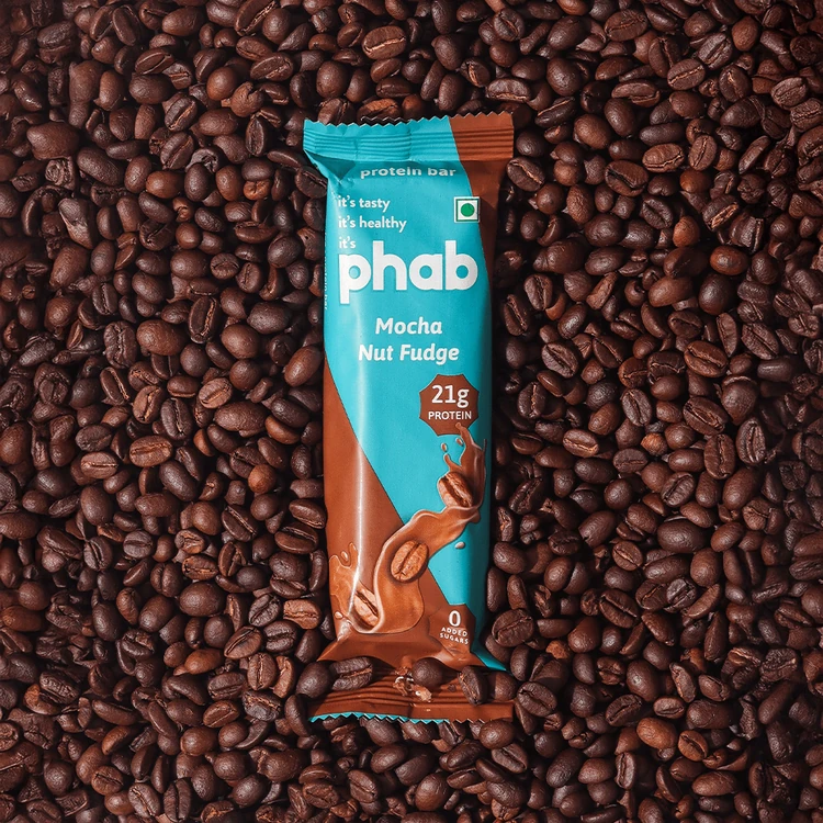Phab 21g Protein Mocha Nut Fudge Protein Bar