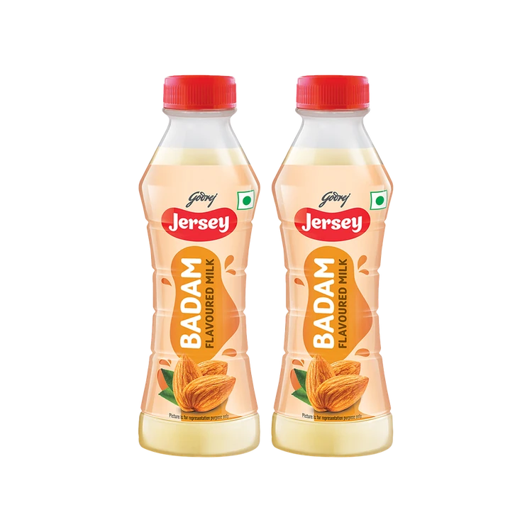Godrej Jersey Badam Flavoured Milk - Pack of 2