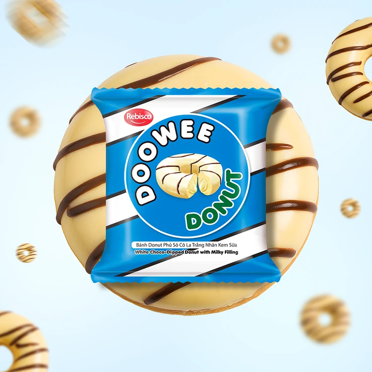 Doowee Donut - White Choco Donut