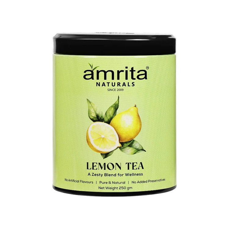 Amrita Naturals Lemon Herbal Tea