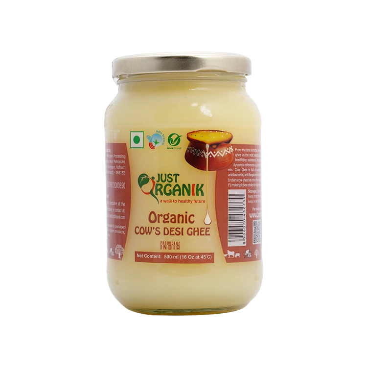 Just Organik Desi Organic Cow Ghee (Desi)