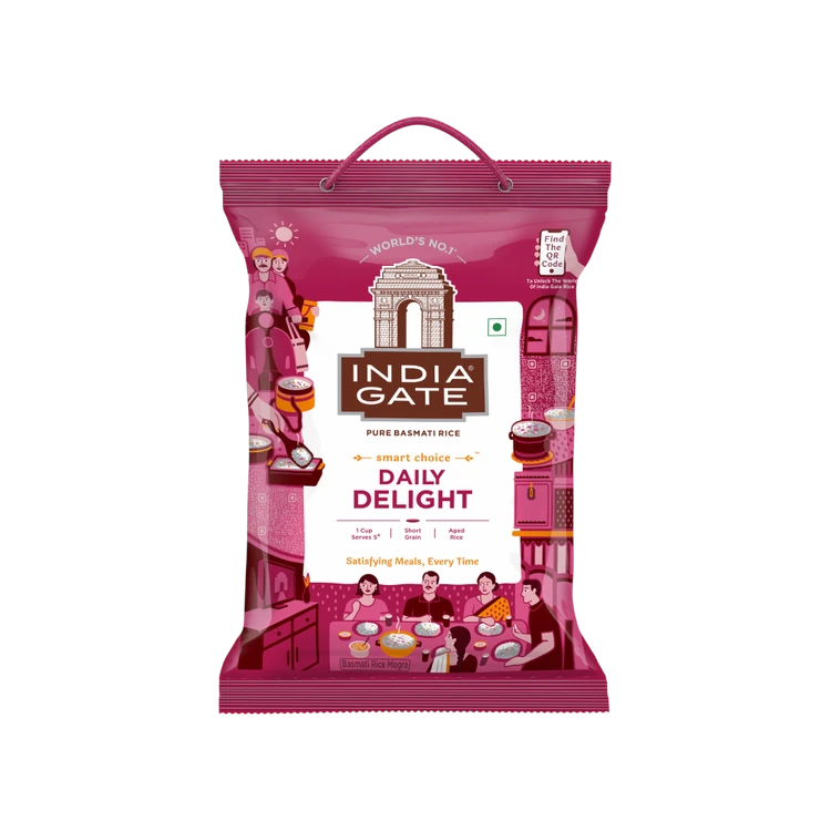 India Gate Daily Delight Pure Basmati Rice (Broken) (Short Grain) (Basmati Akki)