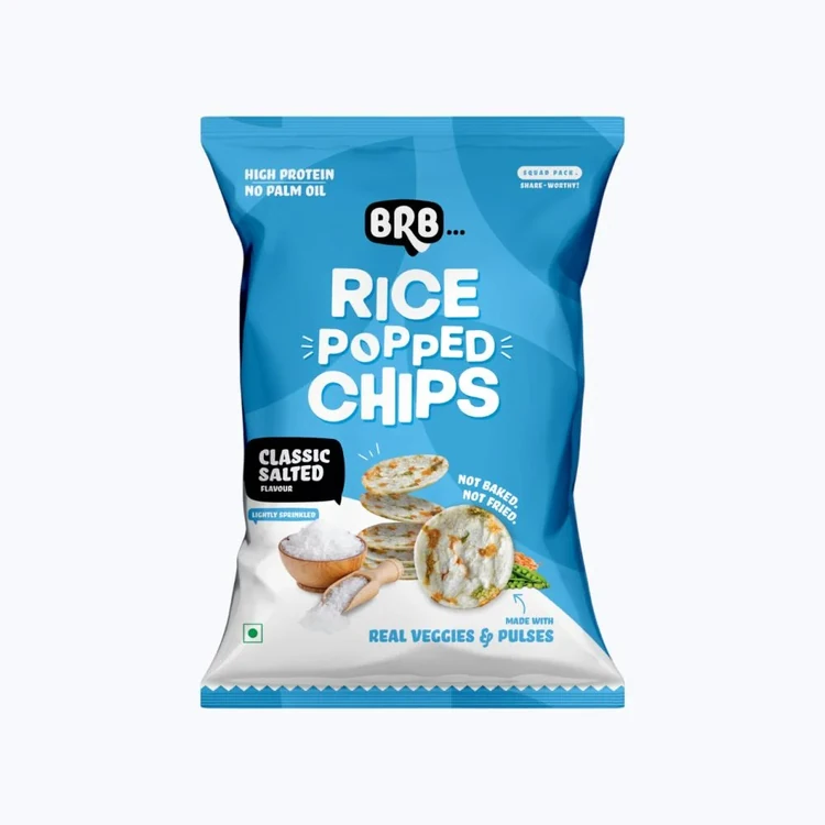 BRB Classic Salted Rice Popped Chips