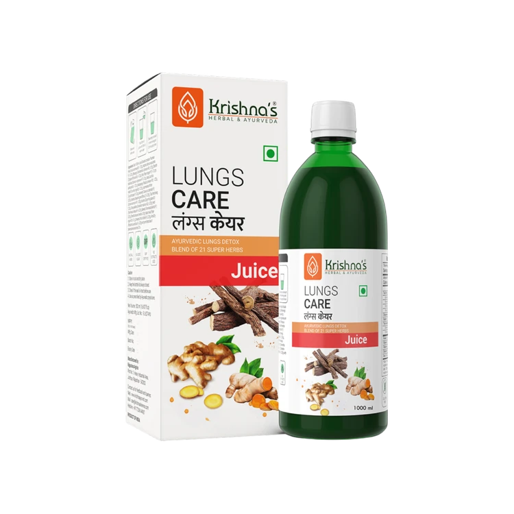 Krishna's Herbal & Ayurveda Lungs Care Herbal Juice