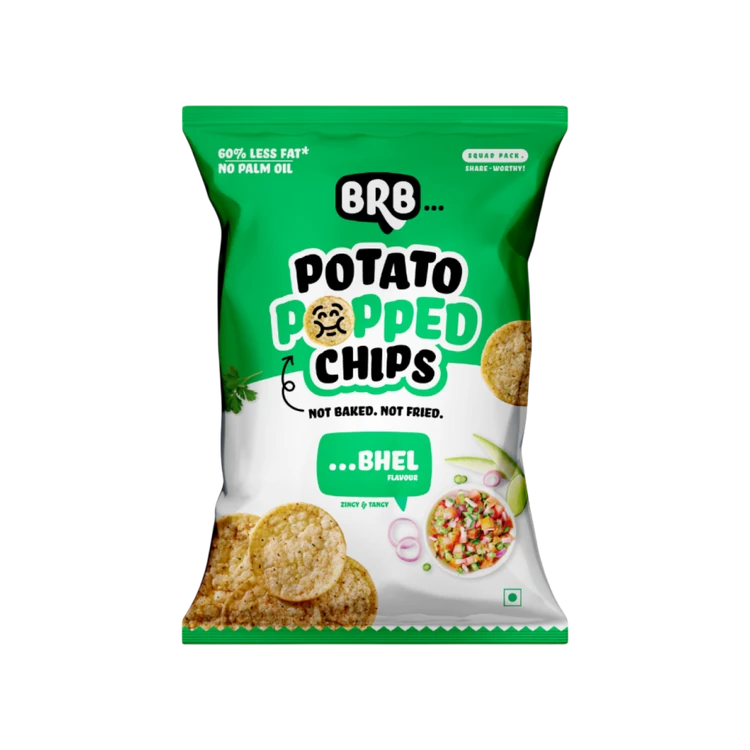 BRB Potato Popped Chips (Bhel Flavour)