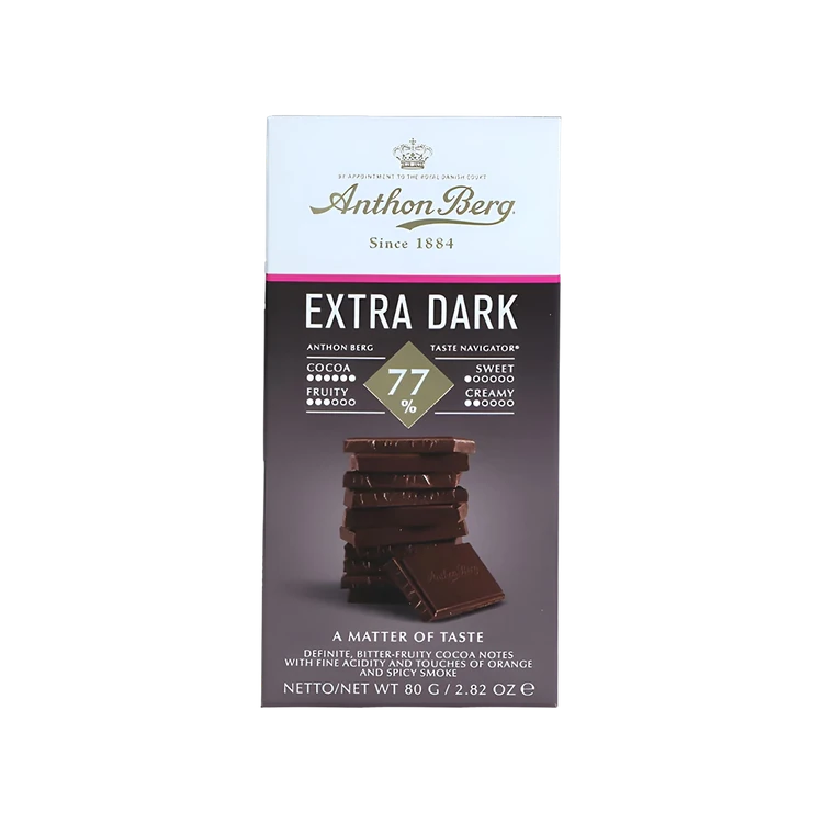 Anthon Berg 77% Extra Dark Chocolate Bar