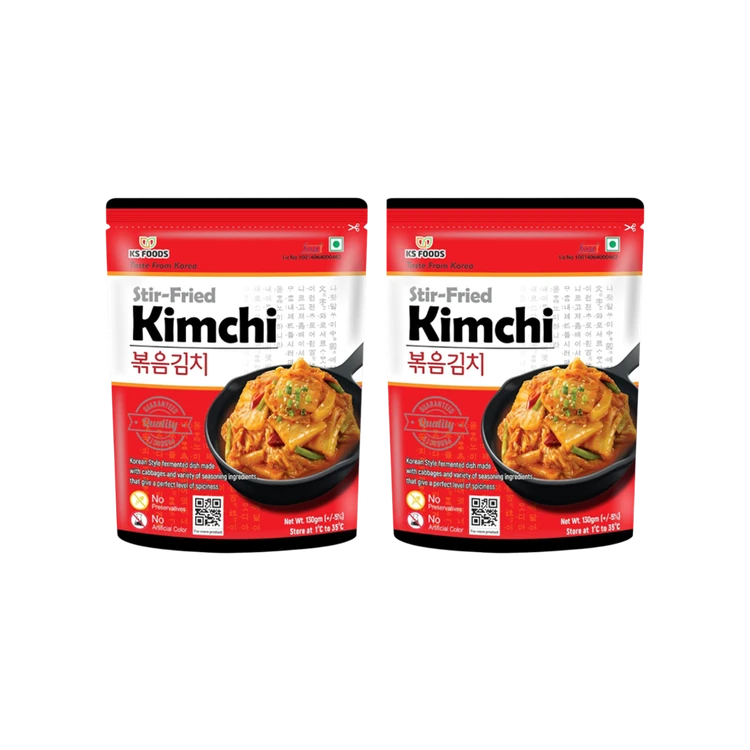 KS FOODS Stir Fried Kimchi Ready to Eat