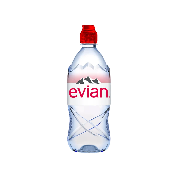Evian Sports Cap Mineral Water