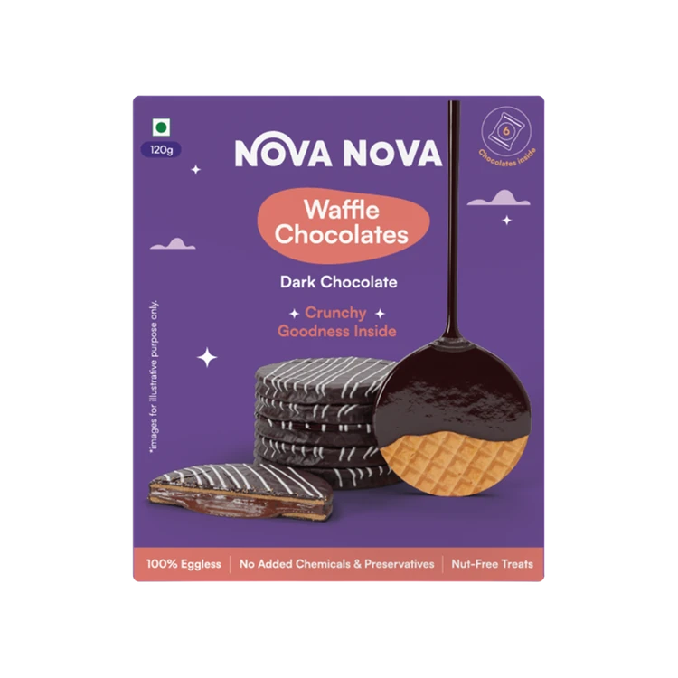 Nova Nova Waffle Chocolate - Dark Chocolate