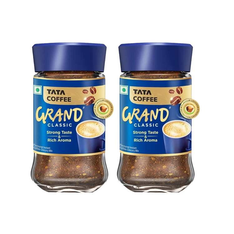 Tata Coffee Grand Classic Instant Coffee - Pack of 2