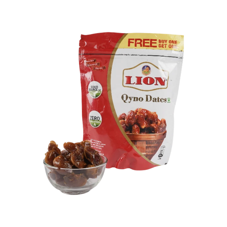 Lion Qyno Dates - Buy 1 Get 1 Free (Kharjura)