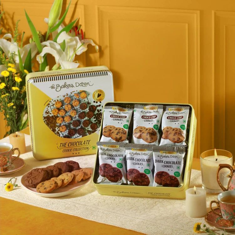 The Baker's Dozen Chocolate Cookies Gift Pack for Diwali