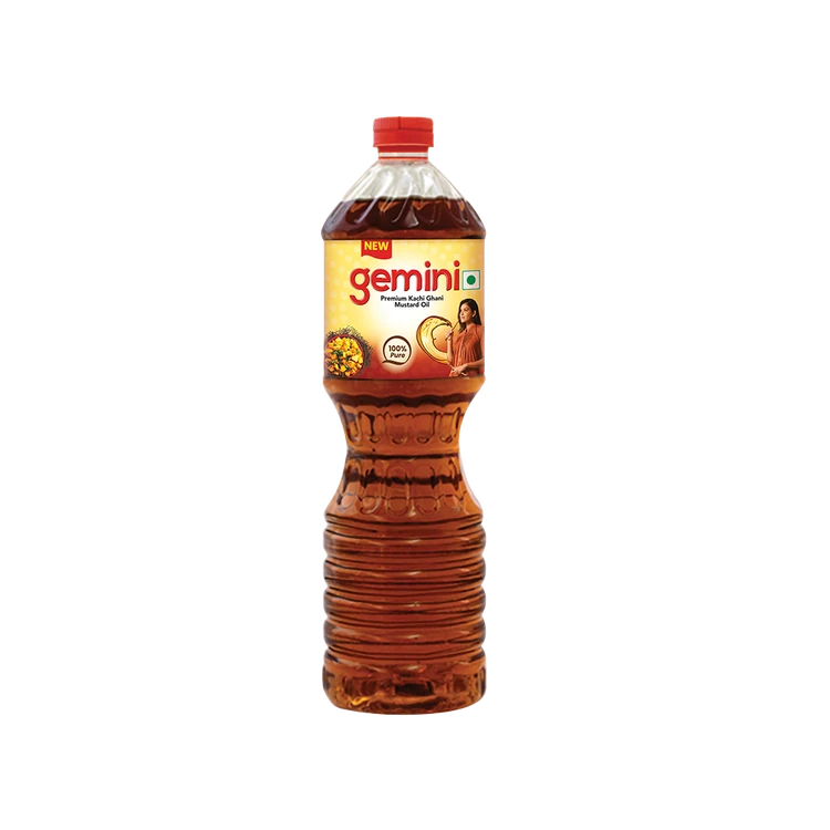 Gemini Premium Kachi Ghani Mustard Oil (Sasive Enne)