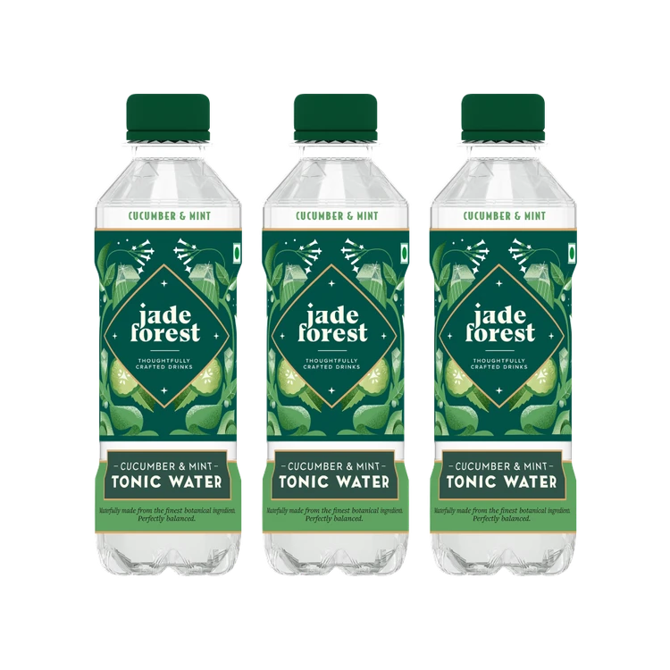 Jade Forest Cucumber & Mint Tonic Water - Pack of 3