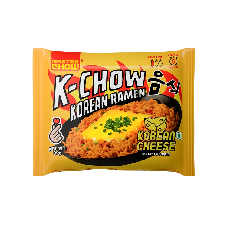 MasterChow K-chow Korean Ramen Cheese Instant Noodles